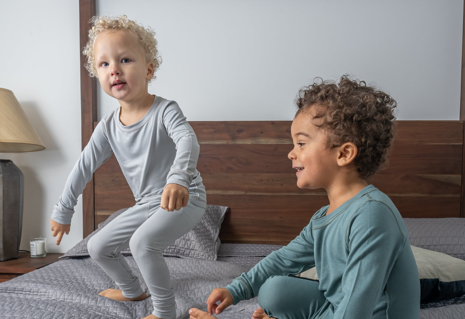 Boys Playing In SOOTHLA Allergy-friendly Clothing