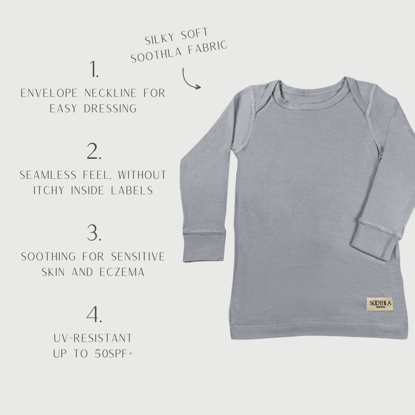 Long-sleeved baby top